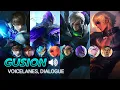 Gusion all Skin - Voicelanes, dialogue | Mobile Legends