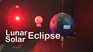 Science project working model - eclipse model Science project for school 2025