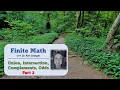 Probability of Union Intersection and Complements 8 2 Part 2