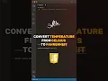 Convert Temperature Celsius to Fahrenheit JavaScript Tutorial