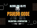 Validation Verification Pseudo code O and A level Computer Science