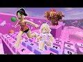 I FINALLY DID IT WE FINISHED WORLD 1 OF ESCAPE THE KEYBOARD IN ROBLOX