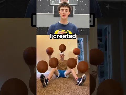 Impossible 11 ball spin 🏀 #shorts