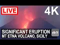 Download Lagu 🔴 Live  Now: Etna Volcano Erupting! 4K Ultra HD
