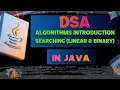 Searching Algorithms in Java Linear Binary Search
