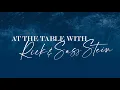 At the table with Rick Sass Stein