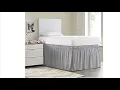 DIY Dorm Bedskirt Cheap No Sew No Glue