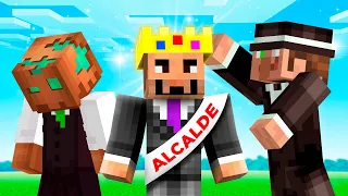 Mi Amigo Me Remplazó Como el NUEVO ALCALDE de Isla Calamar! (Minecraft)