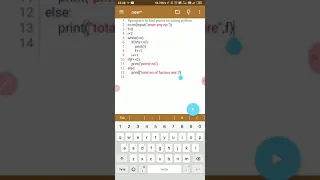 Python prime number using for loop
