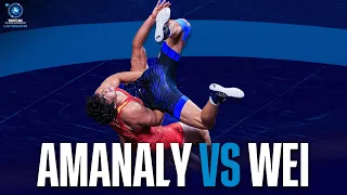 The highest scoring U23 Worlds GR match 🔥🇨🇳🇰🇿 | Hailong WEI (CHN) vs. Nurassyl AMANALY (KAZ)