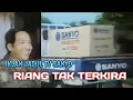 Iklan jadul tempo dulu super lucu kedatangan tv sanyo berwarna pertama seperti kedatangan mobil baru