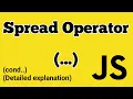 Javascript Spread Operator Detailed explanation in Tamil