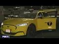 Electric cabs on NYC streets