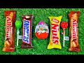 Satisfying Asmr Lollipops candy and chocolate Opening video Yummy candy Unboxing