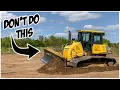 What NOT to do in a Bulldozer Heavy Equipment Operator