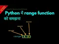 Understanding range Function in Python Hindi Lesson 44 Python For Beginners
