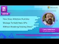 How does Windows Runtime manage to build new APIs without breaking existing ones