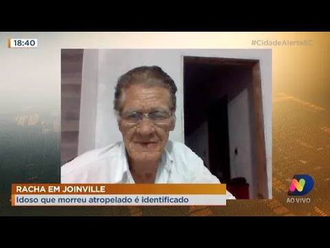 Idoso que morreu atropelado em Joinville é identificado