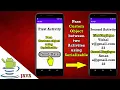Pass Custom Object between two activities using Serializable interface Intent in android studio