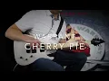 Cherry Pie Guitar Cover (Rhythm) Tabs on Screen | Warrant