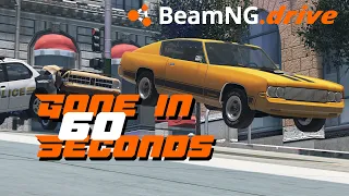 Download Gone in 60 Seconds - Epic Police Car Chase and Speed Crashes in BeamNG.drive Movie 4K MP3