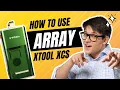 Using the Array Tool in xTool Creative Space with the xTool F1