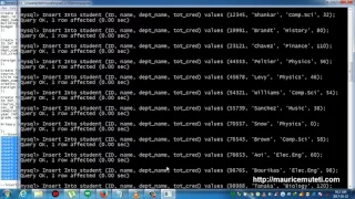 Structured Query Language Tutorial SQL Part 23 NOT NULL Constraint Command Prompt CMD