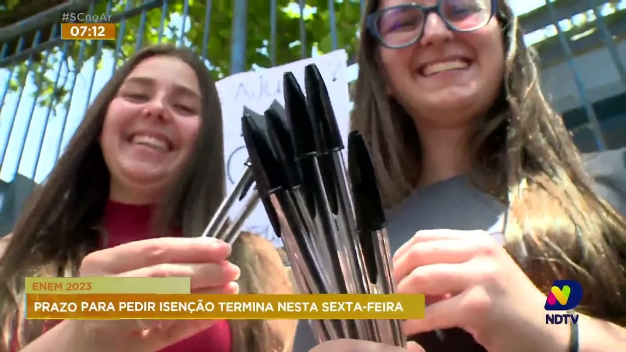 Prazo para pedir isenção na inscrição do Enem 2023 termina na sexta-feira