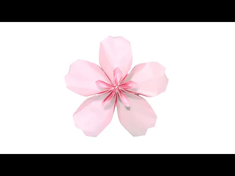 Download MP3 【折り紙】桜 Origami Cherry Blossom