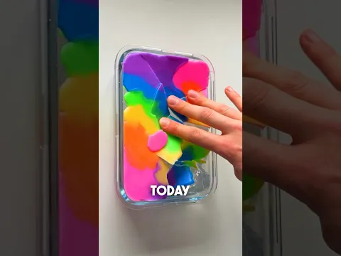 Tie Dye Crunch #slime