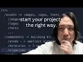 start your next coding project with this folder structure to code like a senior swe