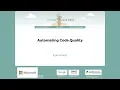Kyle Knapp - Automating Code Quality