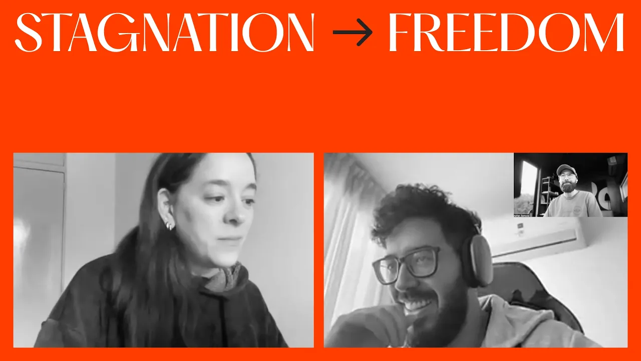 Outline Video From stagnation to time freedom as Freelance Web Designers
