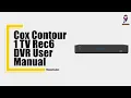 How to Set Up Your Cox Contour 1 TV Rec6 DVR - Quick and Easy Guide