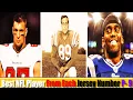 the BEST to wear jersey numbers 80 thru 89