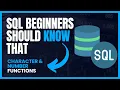 Master SQL with Character Number Functions Beginner s Guide