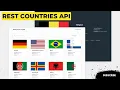 REST Countries API React js Tailwind CSS Vite js
