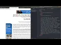 fff3-03 Drafting Website Entry Text with Lorem Ipsum - Web Programming Tutorial