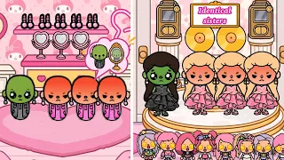 Quadruplet Sister Replaced Elphaba At Her Concert! | Toca Boca World Story | Toca Julia