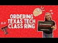 Ordering Texas Tech Class Ring Texas Tech Vlog Squad