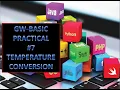 GW-BASIC Practical - 7 Temperature Conversion