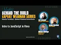 Intro to JavaScript in Bluebeam Revu Add Interactivity to Forms Buttons Behind the Build