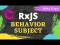 BehaviorSubject BehaviorSubject vs Subject RxJS BehaviorSubject - Angular Tutorial 32