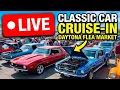 LIVE Massive Classic Car Cruise-In at the Daytona Flea Market