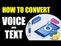 How to Convert Speech to Text in Python Machine Learning Tutorial