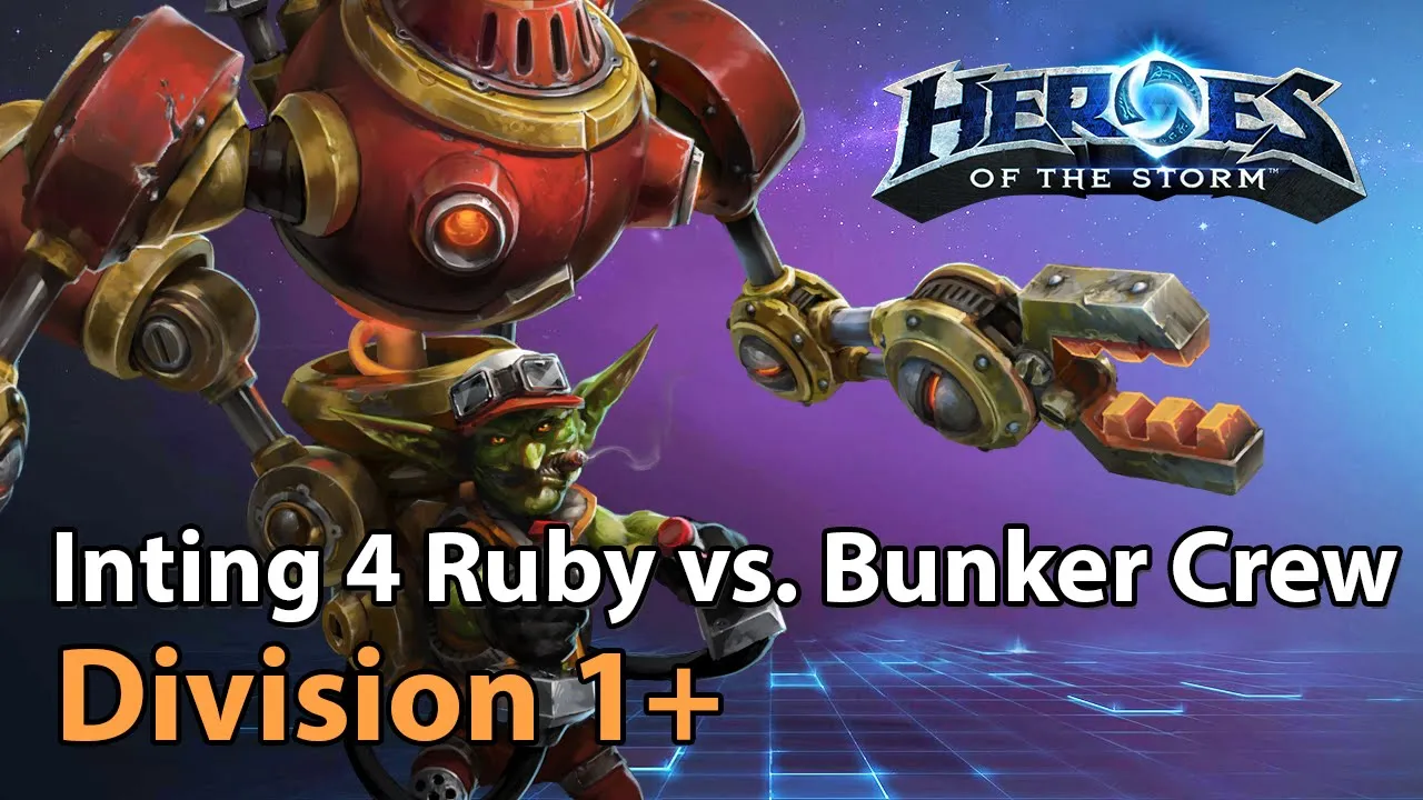 Inting for Ruby vs. Bunker Crew - Heroes of the Storm 2021