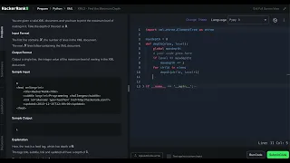 Hackerrank Python Solution XML - XML 2 Find the Maximum Depth
