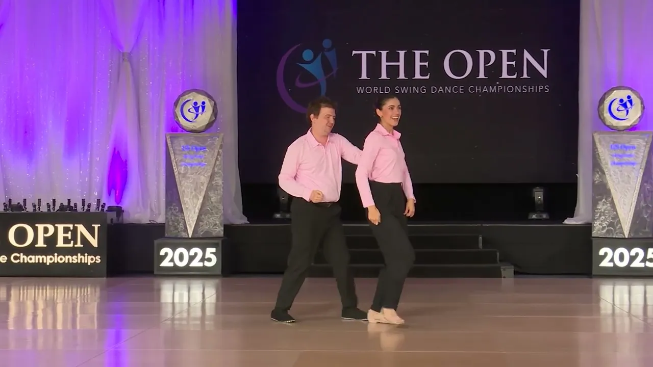Stephen Barnes and Alex Raposo - 5th Place Pro-Am Sophisticated - Leader - The Open 2025