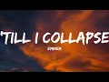 Download Lagu Eminem - Till I Collapse (1 Hour Lyric Version) | Ultimate Workout \u0026 Motivation Loop