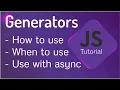 Generators in JavaScript When to use Generators Generator Function Examples - JS generators